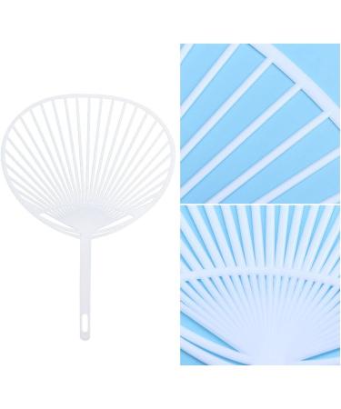 HEALLILY Wedding Frame Fan Making Supplies 20pcs Japanese Paper Fan Frame Uchiwa Frame DIY Hand-held Fan Frame Kit for DIY Crafts (White) Hand- Held Fan Framework Handheld Fans - Buy Online on SooperMarket.com