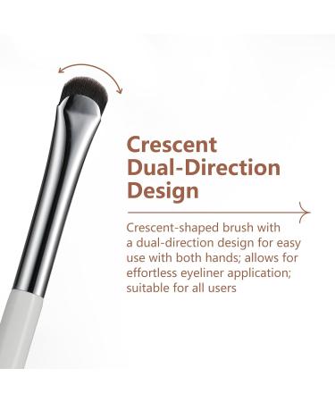 Eyeliner Brush - Crescent-Shaped Eyeliner & Brow Brush for Perfect Precision | International Shipping Available - Buy Online on SooperMarket.com