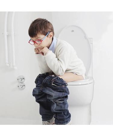 Hibbent Elongated Toilet Seat with Built-in Potty Training Seat | White Slow Close Lid for Kids & Adults - Buy Online on SooperMarket.com