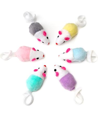 Chiwava 36-Piece Interactive Cat Toy Set - Colorful 11.5 cm Mice Rattles for Kittens | Perfect for Playtime & Engagement - Buy Online on SooperMarket.com