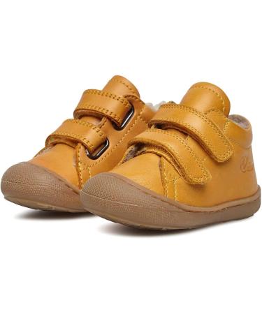 Naturino Cocoon VL Leather First-Steps Shoes - 7.5 UK Child - Orange - Buy Online on SooperMarket.com