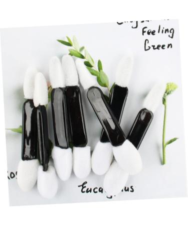 FOYTOKI 50pcs Women Eyeshadow Brush Beauty Sponge Double Sided Eyeshadow Brush Foam White Miss Oval Lipstick - Buy Online on SooperMarket.com