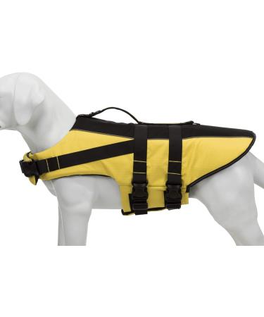 Buy Trixie 30126 Life Jacket for Dogs - Black/Yellow - Size S (1 Pack) | Optimal Safety & Comfort for Swimming Dogs - International Shipping Available - Buy Online on SooperMarket.com