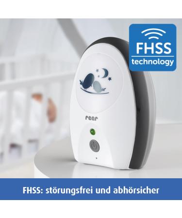 REER 50070 Babyphone Rigi Digital - 300m Range Low Radiation Night Light & Intercom - International Shipping Available - Buy Online on SooperMarket.com
