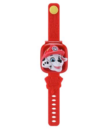 VTech Paw Patrol Marshall-Lernuhr-Children's watch with a digital display timer stopwatch alarm clock and fun games-for children from 3-6 years