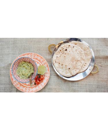 Elephant Atta 8 Chapattis | Tortilla | Ready to Eat | Juat Heat & Serve | Suitable for Vegetarians | Pack of 12 | Total 96 Chapattis - Buy Online on SooperMarket.com
