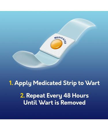 Compound W Maximum Strength One Step Invisible Wart Remover Strips - 14 Count Pack - Fast and Effective Treatment for Warts - Buy Online on SooperMarket.com