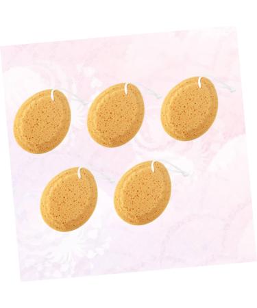 Healeved 5 Pcs Spongell Natural Bath Sponges for Exfoliating Foam Shower - 14.5X11.5cm - Buy Online on SooperMarket.com