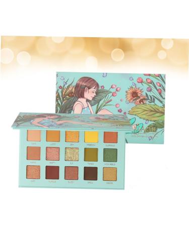 Healeved 2 Pcs Palette Compact Glitter Eye Eye Shadow Green 1 count (Pack of 1) Greenx2pcs - Buy Online on SooperMarket.com