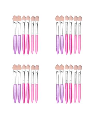 BLASHRD 24 Pieces One End Foam Tip Applicators Eyeshadow Brush