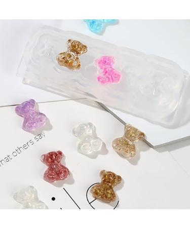 Nail Carving Mold - Creative 3D Silicone Manicure Tool for Home | High Toughness Bear & Butterfly Shapes | International Shipping Available - Buy Online on SooperMarket.com
