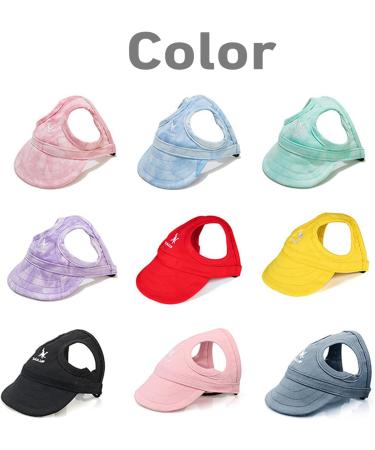 BT BEAR Adjustable Baseball Cap for Dogs - Summer Sports Hat with Ear Holes for Small & Medium Dogs (XL Light Blue) | International Shipping - Buy Online on SooperMarket.com