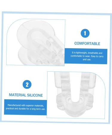 Silicone Gel Thumb Splint Set - 4 Pairs for Bunionette Spreaders and Big Toe Alignment - Pedicure Tools for Bunion Relief and Yoga Practice - Buy Online on SooperMarket.com