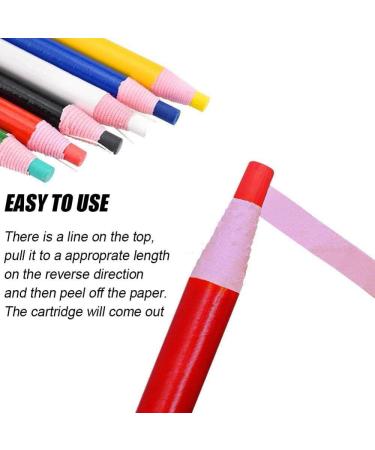 Lohas Select 12 Pieces Sewing Mark Pencil Tailor's Marking Tools - Free Cutting Crayons, Fabric Pencil 6 Colors - Buy Online on SooperMarket.com
