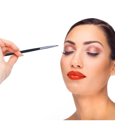 KALLORY 8 Pcs Fine Eyeliner Brush Make up for Face Eyeliner Beauty Brush Eye Brush Lipstick 18X0.4X0.4CMx2pcs Blackx2pcs - Buy Online on SooperMarket.com