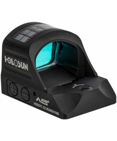 Holosun HS507C-X2 Reflex Red Dot Sight with ACSS Vulcan Reticle - Black | HS507C-X2-ACSS - Buy Online on SooperMarket.com
