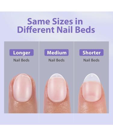 Extra Short Almond Nail Tips | BTArtbox XCOATTIPS Gel Press On Nails | Natural Matte Oval Fake Nails for Acrylic Extensions - Buy Online on SooperMarket.com