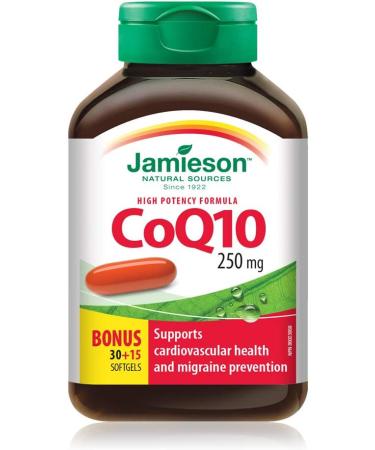 CoQ10 250 mg Extra Strength - Coenzyme Q10 Non-GMO Gluten-Free & Vitamin D 1 000IU 500 Tablets - Buy Online on SooperMarket.com