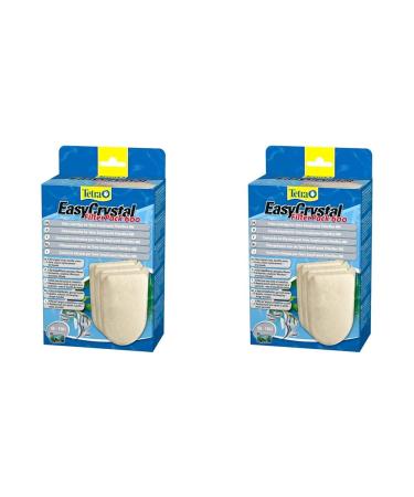 Tetra EasyCrystal Filt Pack 600 Filter Pads filter material for EasyCrystal Interior filter integrated TIMESTRIP shows change suitable for aquariums of 50-150 liters 3 pieces (pack with 2) filt Pack 600 (50-150L) (pack with 2)