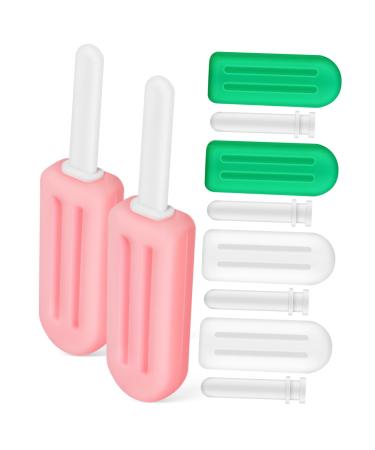 Hemoton 6 Pcs Popsicle Silicone Chew Clear Pacifier Smile Direct Jaw Chewies Aldult Seat Child