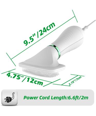 LIVEKEY 2-in-1 Pet Hair Dryer & Slicker Brush | Adjustable 2 Temperatures | For Small & Medium Dogs/Cats - Buy Online on SooperMarket.com