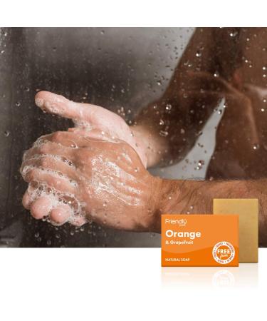 Buy Orange Grapefruit Soap Bar - 95 GR | Natural Skincare | International Shipping - Buy Online on SooperMarket.com