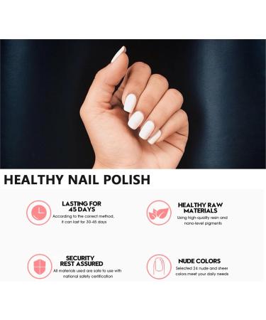 White Nail Polish - Nail Gel Polish - Quick Dry Nail Varnish - Long Lasting Chip Resistant Soak Off UV LED Nail Lamp Gel Polish Nail Art Manicure DIY Home - Buy Online on SooperMarket.com