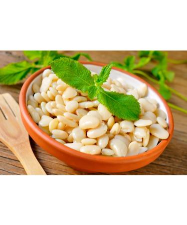 Buy White Beans - Dried Whole Giant Beans | Natural Protein Boost | Gourmet Quality 400g - International Shipping Available - Buy Online on SooperMarket.com