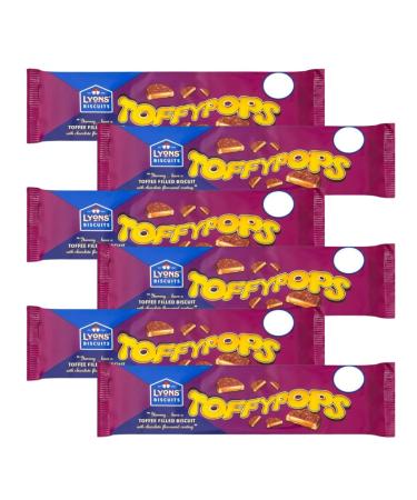 Biscuit Bundle Containing Lyon's Toffee Pops 120g (6 Pack)