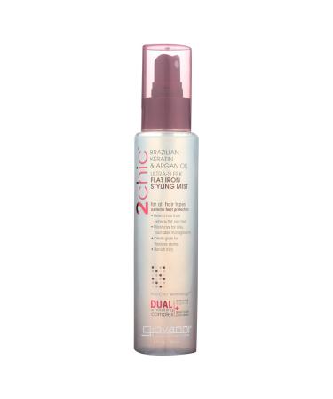 Giovanni 2chic Flat Iron Styling Mist Brazilian Keratin & Argan Oil 4 fl oz (118 ml)