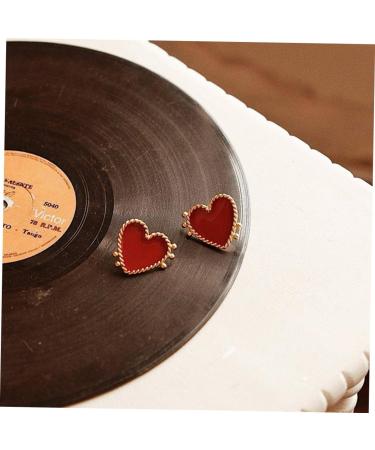 Adorainbow 1 Pair Heart Studs Ladies Miss Earring - Buy Online on SooperMarket.com