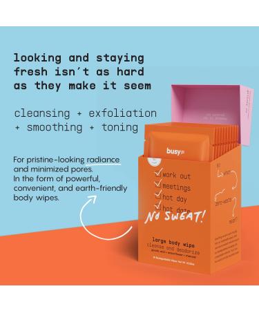 Refresh Line Body Wipes for Women - Fresh Citrus Scent, No Rinse Cleansing Wipes - 10 ct Pack - Buy Online on SooperMarket.com