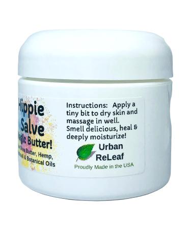 Urban ReLeaf Hippie Salve Magic Butter - Shea Butter with Patchouli, Ylang, Bergamot for Deep Moisturizing & Healing - Buy Online on SooperMarket.com