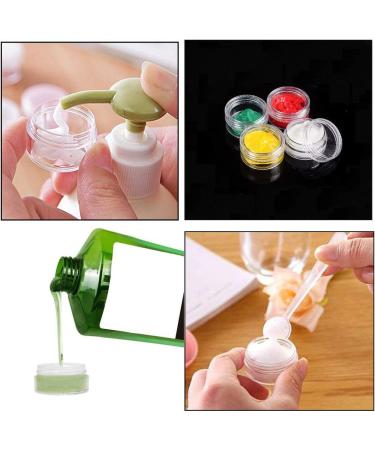 Desenda 5ml Clear Round Travel Sample Jar Pots - 20 Pieces for Women - Creams and Make-up Sample Containers - Buy Online on SooperMarket.com