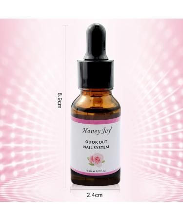 Nail Art 0.5 fl.oz Rose Fragrance Odorizer Acrylic Odor Reducer Liquid ODOR OUT Odorless Monomer Removal with Brush Pack of 1 HJ-NAP010  - Buy Online on SooperMarket.com