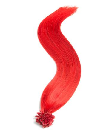 Buy 100% Remy Red Bonding Hair Extensions - 150 Strands 45cm U-Tip Keratin Bonds - Premium Quality Hair - Fast International Shipping - Buy Online on SooperMarket.com