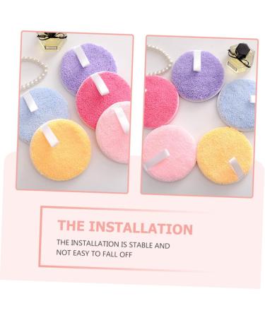 5pcs Round Cleansing Pads Puff Cosmetics Pad Girl Cosmetic Tool Woman Makeup Accessory Face Washing Pad Small Makeup Pad Makeup Tool Girl Makeup Pad Simple Rounded Makeup Pad/2071 12x12cm - Buy Online on SooperMarket.com