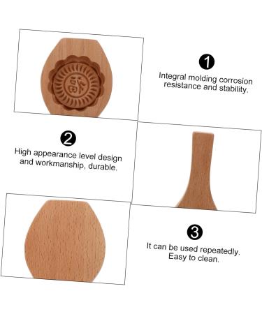 2pcs Supplies Mooncake Molds Pie Color Autumn Making Handmade Pastry for Pattern Bakery DIY Home Chinese Kitchen Chocolate Cooking Shape Lovely Bean Moon-Cake Pumpkin (Color : Wood Color Size : 22X 22X10.5CM Wood Color - Buy Online on SooperMarket.com