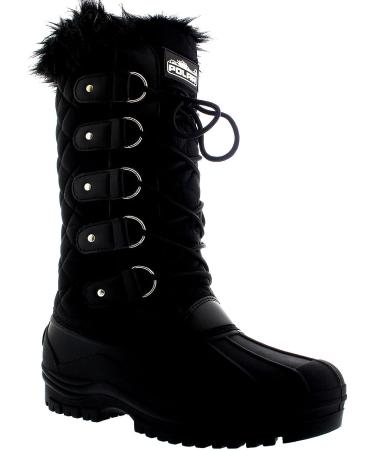 POLAR Women's Waterproof Tactical Snow Knee Boots - Size 7, Black - Buy Online on SooperMarket.com