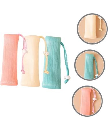 MUSISALY 3pcs Soap Bag Foam Net Soap Saver Pouch Soap Savers Soap Saving Soap Net Pouches Soap Sock or - Buy Online on SooperMarket.com