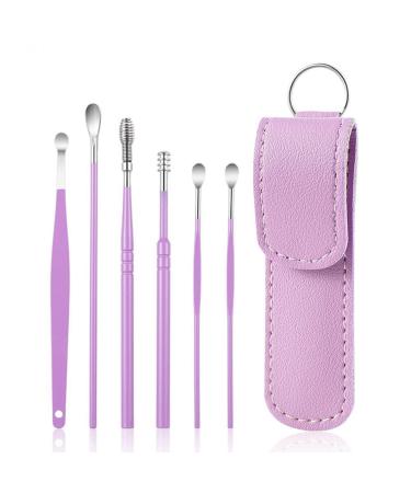 WAITLOVER Ear Cleaner Wax Removal Tool Earpick Sticks Earwax Remover Curette Ear Pick Picking Ear Care Ear Cleaning Wax Health Spoon