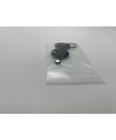 Copter Farm Dog Brand Bag with Engraving | Art Leather & Real Leather | Custom Double-Sided Black Round Tag for Dogs - Buy Online on SooperMarket.com