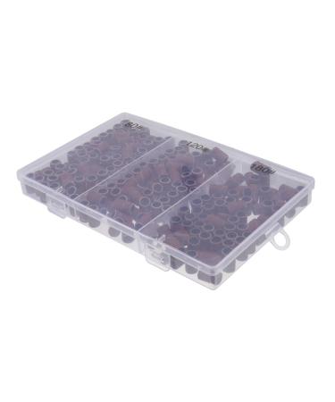 Gogogmee 1 Box Boxed Manicure Circle Portable Nail Drill Nail Sanding Ring Faux Nails Girl Manicure Sand Rings Nail Sand Circle Nail Accessories Nail Polishing Band Resin Abrasive Cloth