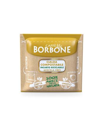 Caff Borbone Gold Mix Coffee Pods - 100 Compostable ESE Compatible Pads | Eco-Friendly & Recyclable Packaging - Buy Online on SooperMarket.com