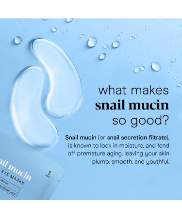 Baebody Advanced Snail Mucin Under Eye Masks - Hydrating Patches for Puffy Eyes & Dark Circles (6 Pairs) | Korean Eye Gel for Fine Lines - Buy Online on SooperMarket.com