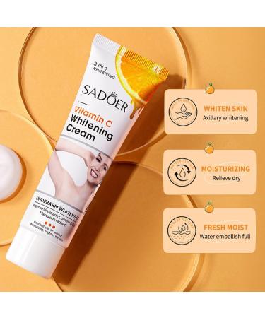 Best Skin Whitening Cream for Body & Intimate Areas - Vitamin C Dark Spot Remover - 1.76oz - Buy Online on SooperMarket.com