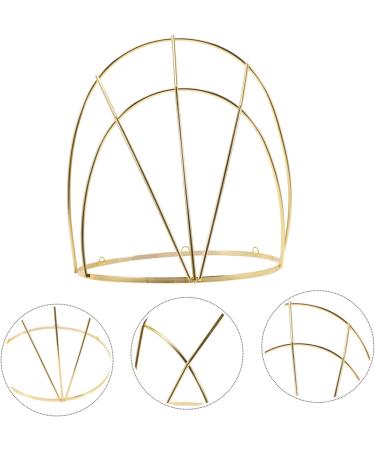 KESYOO Chinese Traditional Headdress Accessory Hair Headwear Hanfu Ancient Making Frame Crown 17x14cm Golden - Buy Online on SooperMarket.com
