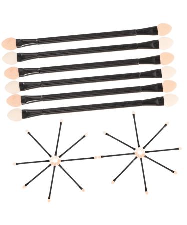 Housoutil 30pcs Eye Shadow Stick Miss Sponge Brush Double Head