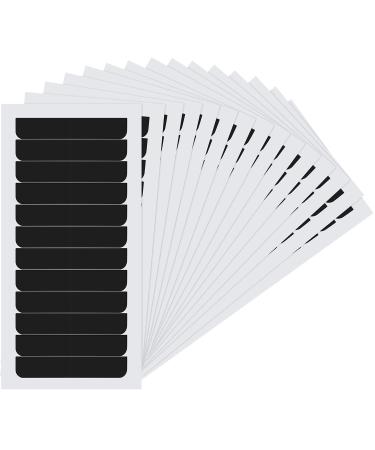 360 Pieces Hair Extension Tape Tabs Double Sided Replacement Tape Adhesive Hair Extension Tapes for Hair Extensions Wigs Supplies (Black)