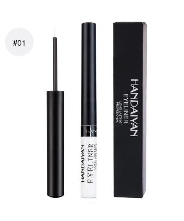 DekRion Liquid Eyeliner - Matte Colored Waterproof High-Pigmented White Eyeliner | Long-Lasting Eye Makeup - 1PC - Buy Online on SooperMarket.com